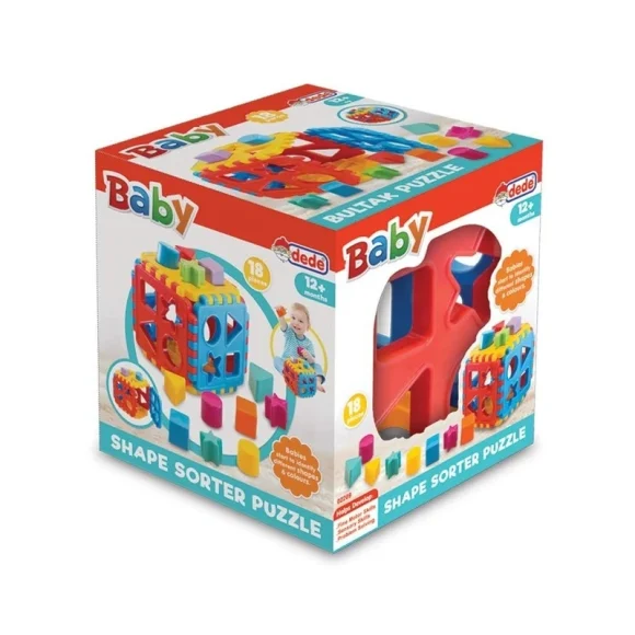 dede Shape Sorter Puzzle 18 Pcs - Image 2