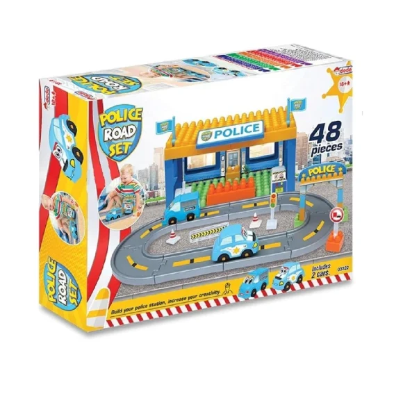 dede Police Road Set 48 Pcs - Image 2