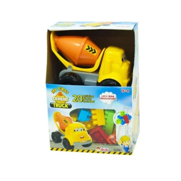 dede My First Cement Truck 20 Building Blocks - Image 2