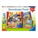 Ravensburger Animals on Stage - 3 x 49 Piece Puzzle for Children
