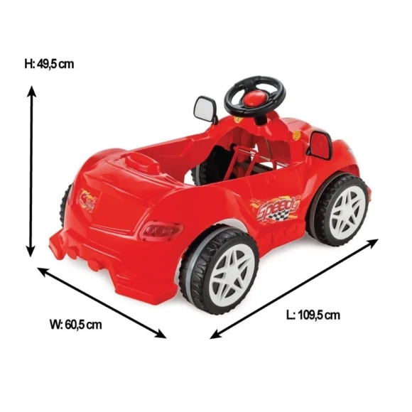 Pilsan Speedy Pedal Operated Car 07-312 - Image 2