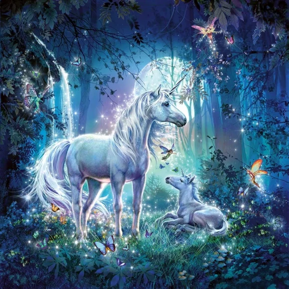 Ravensburger Beautiful unicorns Children's puzzle 3x49 pieces - Image 3