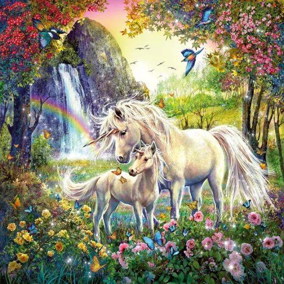 Ravensburger Beautiful unicorns Children's puzzle 3x49 pieces - Image 2