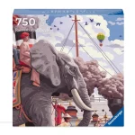 Ravensburger Around the world in 80 days Puzzle 750 Pcs