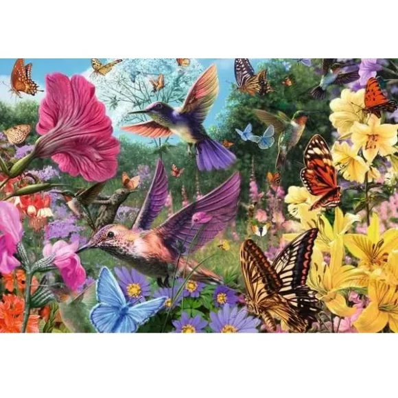 Ravensburger Hummingbirds and Butterflies Puzzle 200 XL Pcs - Image 2