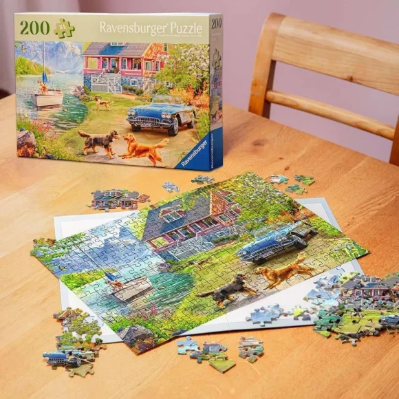 Ravensburger Summer Lake House Puzzle 200 XL Pcs - Image 2