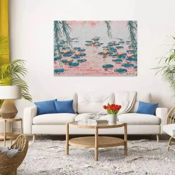 Ravensburger Pink Water Lillies Puzzle 4000 Pcs - Image 3