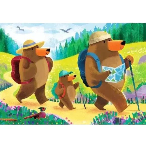 Ravensburger Bear Family Vacations Puzzle 2×24 Pcs - Image 4