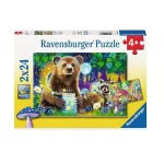 Ravensburger Lovable Woodland Friends Puzzle 2×24 Pcs