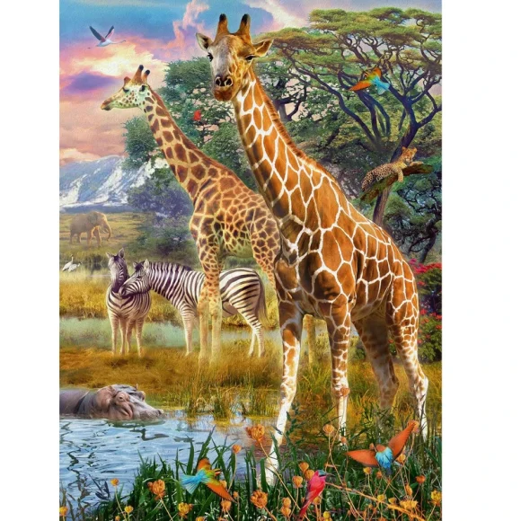 Ravensburger Ravensburger Giraffes in Africa - 150 pieces - Image 3