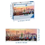 Ravensburger Puzzle Gondolas in Venice - 1000 piece puzzle - Image 3