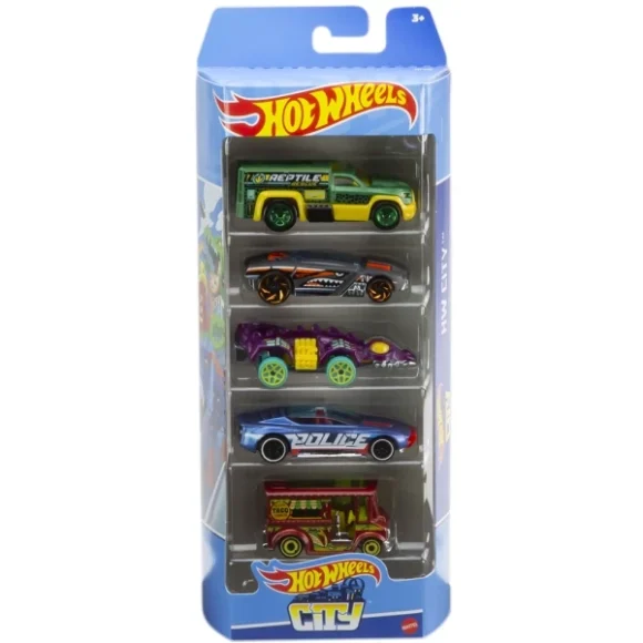 Hot Wheels CITY Reptile Rescue Cars 5 Pack HTV39 - Image 2