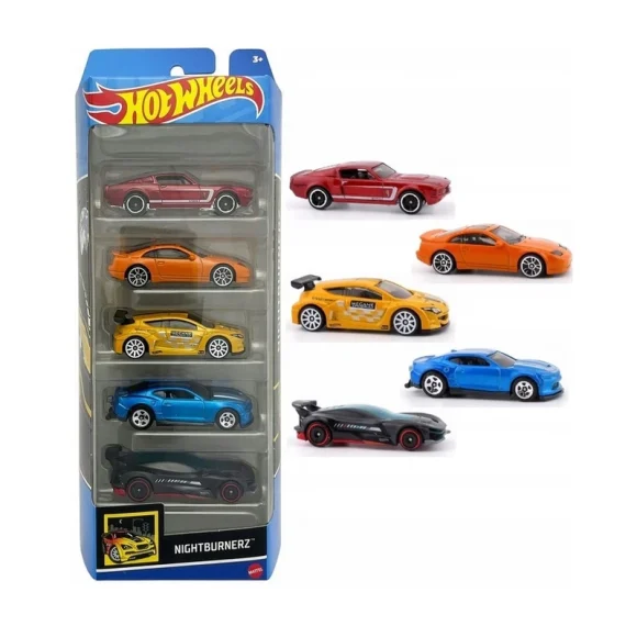 Hot Wheels NIGHTBURNERZ 5-Pack HTV43 - Image 3
