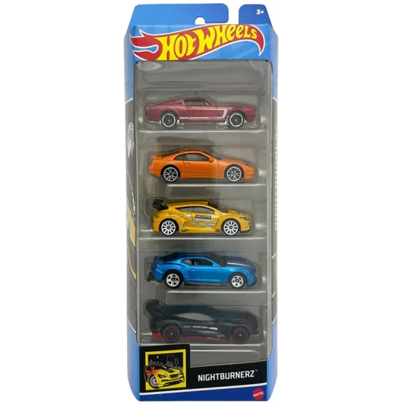Hot Wheels NIGHTBURNERZ 5-Pack HTV43 - Image 2