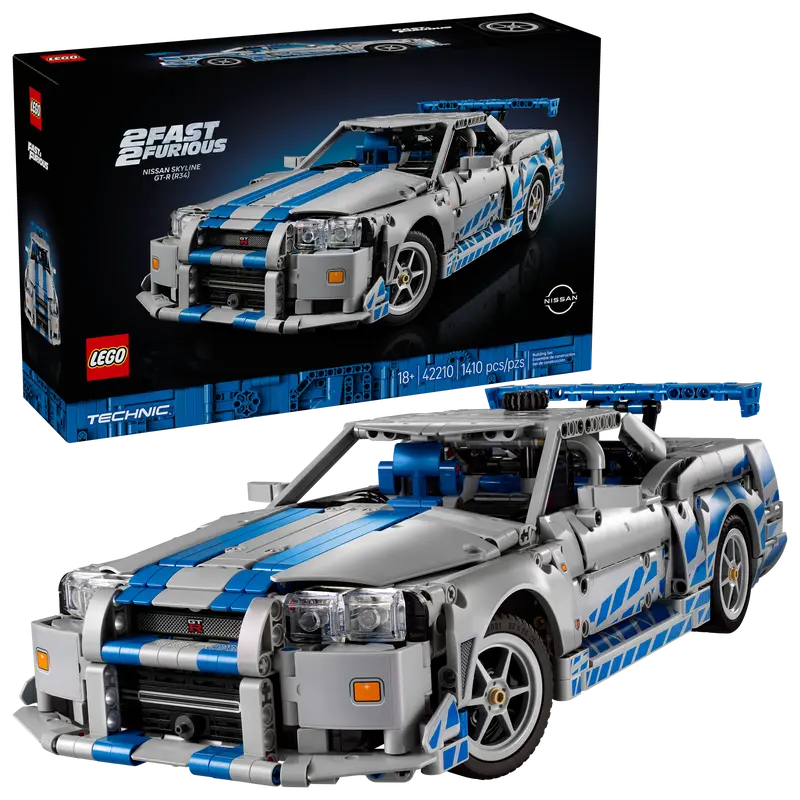 42210_boxprod_v39 42210 2 Fast 2 Furious Nissan Skyline GT-R (R34) Car - Image 1