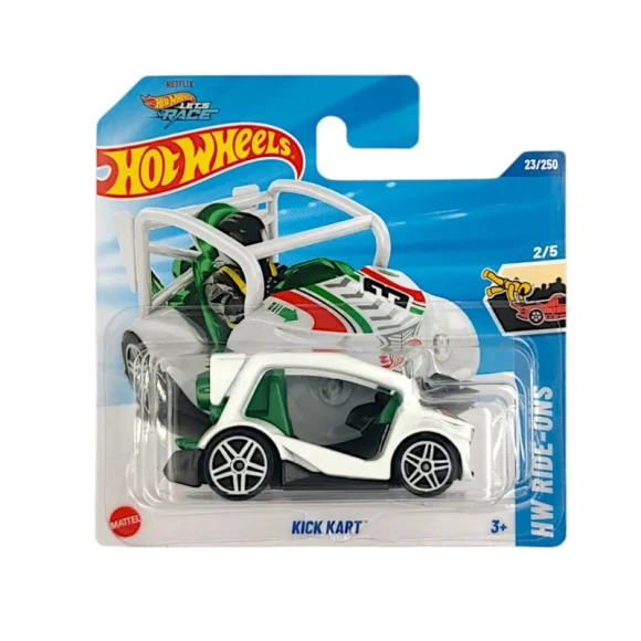 HOT WHEELS KICK KART WHITE HYW76 - Image 2