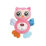 Bibi-inn Fun Soothe Doll Sound and Light Owl Toy/Teether