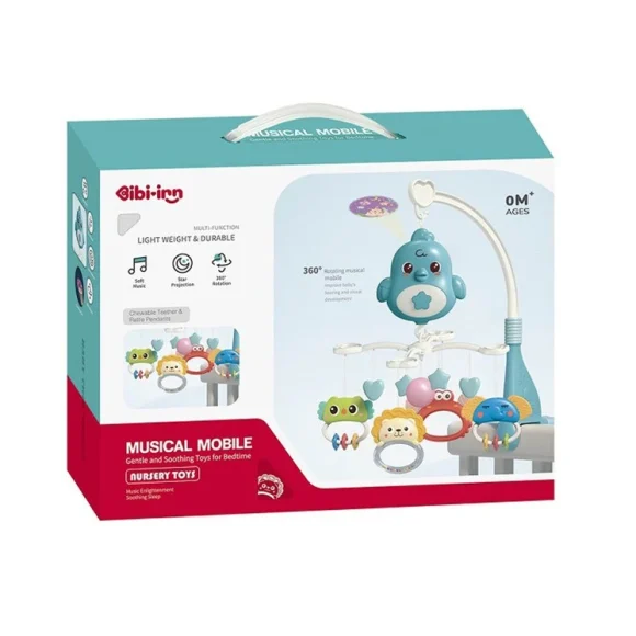 Bibi-inn Musical Mobile Gentle and Soothing Toys for Bedtime - Image 4