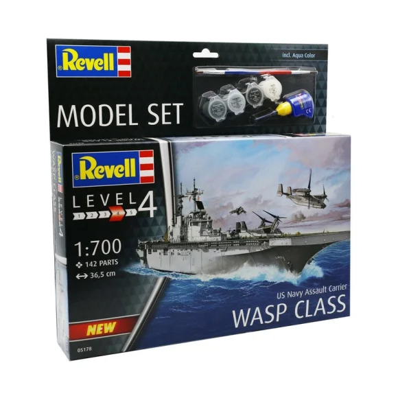 Revell Model Set US Navy Assault Carrier WASP Class - Image 2
