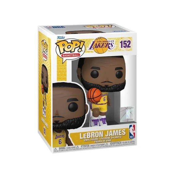 Pop! Lebron James in 6 Jersey - Image 2