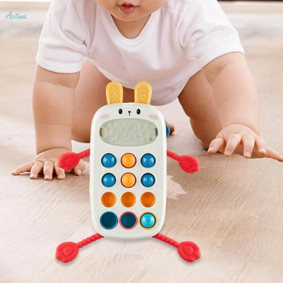 Bibi-inn Rabbit Phone Pull String Toy 8in1 - Image 4