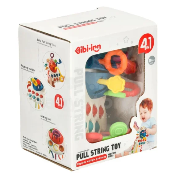 Bibi-inn Pull String Toy 4in1 - Image 2