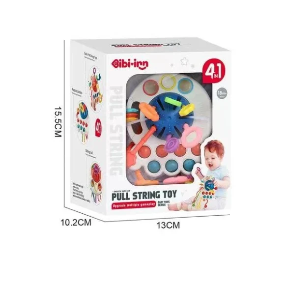 Bibi-inn Pull String Toy 4in1 - Image 4