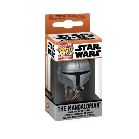 Pop! Keychain The Mandalorian with Darksaber - Image 2