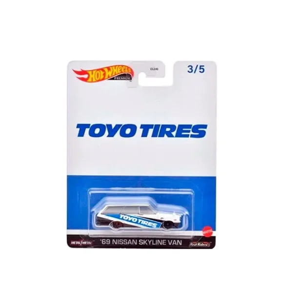 Hot Wheels 2023 Pop Culture Speed Graphics Toyo Tires ’69 Nissan Skyline Van HKD05 - Image 2