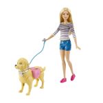 Barbie Walk & Potty Pup Set With Doll & Tail-Activated Pooping Puppy - Image 2