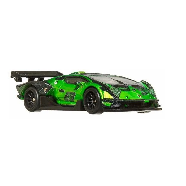 FPY86 - HCJ29 1 Hotwheels Lamborghini Essenza SCV12 Green Metallic & Black Exotic HCJ29 - Image 1