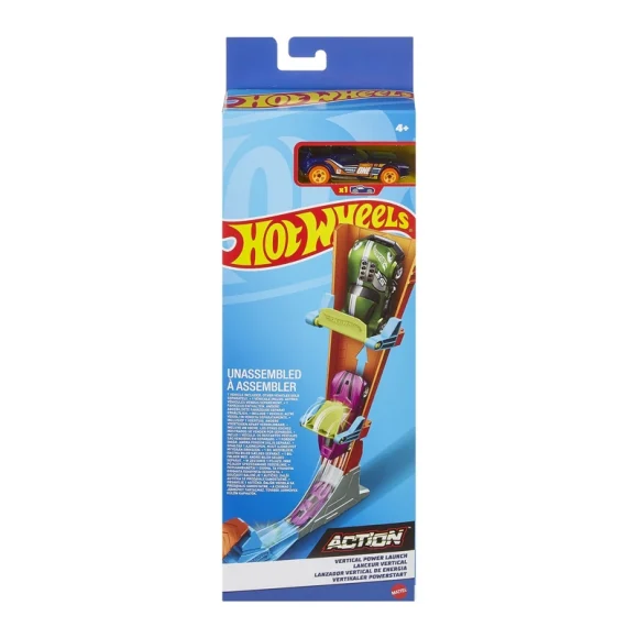 Hot Wheels Exclusive Action Classic Stunt 2 Car Track Toy HDR82 - Image 2
