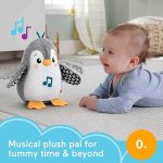 Fisher-Price Baby Tummy Time Toy Flap & Wobble Penguin - Image 3
