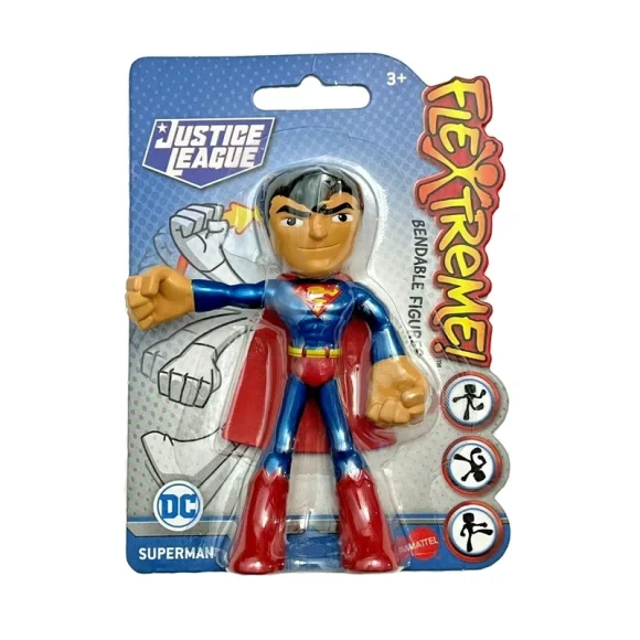 Mattel DC Justice League Flextreme Superman GLN85 - Image 2