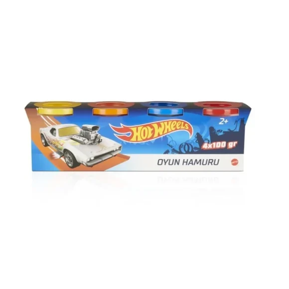Hot Wheels Play Dough 4 Pack - (4 x 100 gr) GPN19 - Image 2