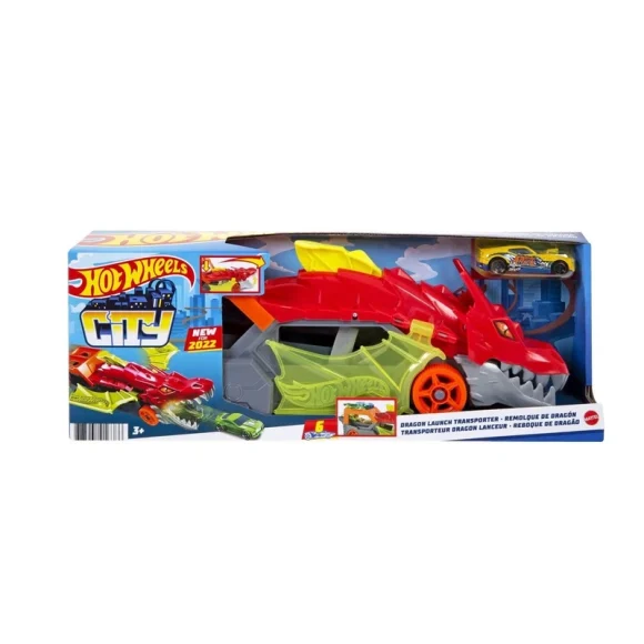 Hot Wheels City Dragon Launch Transporter GTK42 - Image 2