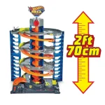 Hot Wheels City Mega Garage Playset with Corkscrew Elevator GTT95 - Image 4