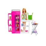 Barbie Doll And Ultimate Pantry Playset, Barbie Kitchen Add-On With 30+ Food-Themed Pieces