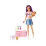 Barbie Skipper Babysitters Playset With Skipper Doll, Baby Doll With Sleepy Eyes, Crib And Accessories