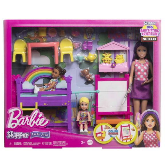 Barbie Skipper Babysitters Inc. Ultimate Daycare Playset With 3 Dolls, Furniture & 15+ Accessories - Image 2