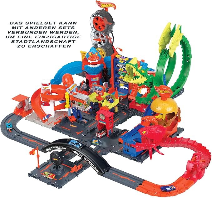 HOT WHEELS City HDN95 Extension Track Set2 HOT WHEELS City HDN95 Extension Track Set - Image 1