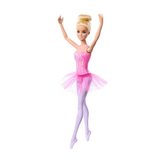 Barbie Ballerina Doll, Blonde Fashion Doll Wearing Purple Removable Tutu - Image 4