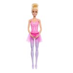 Barbie Ballerina Doll, Blonde Fashion Doll Wearing Purple Removable Tutu