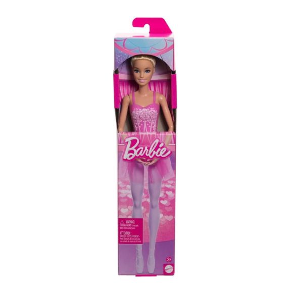 Barbie Ballerina Doll, Blonde Fashion Doll Wearing Purple Removable Tutu - Image 2
