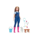 Barbie 65th Anniversary Careers Farm Vet Doll & 10 Accessories Including Lamb With Moving Ears