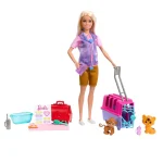 Barbie Animal Rescue & Recovery Playset With Blonde Doll, 2 Animal Figures & Accessories