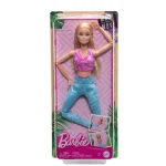 Barbie Made To Move Fashion Doll, Blonde Wearing Removable Sports Top & Pants, 22 Bendable “Joints” - Image 2