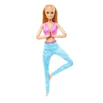 Barbie Made To Move Fashion Doll, Blonde Wearing Removable Sports Top & Pants, 22 Bendable “Joints”