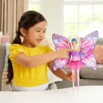Barbie Dance And Flutter Doll With 2-In-1 Transformation From Dancer To Butterfly, Purple Hair - Image 3