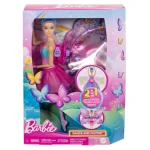 Barbie Dance And Flutter Doll With 2-In-1 Transformation From Dancer To Butterfly, Purple Hair - Image 2